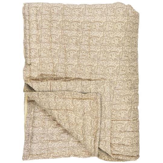 Quilt alva pattern beige/bruin