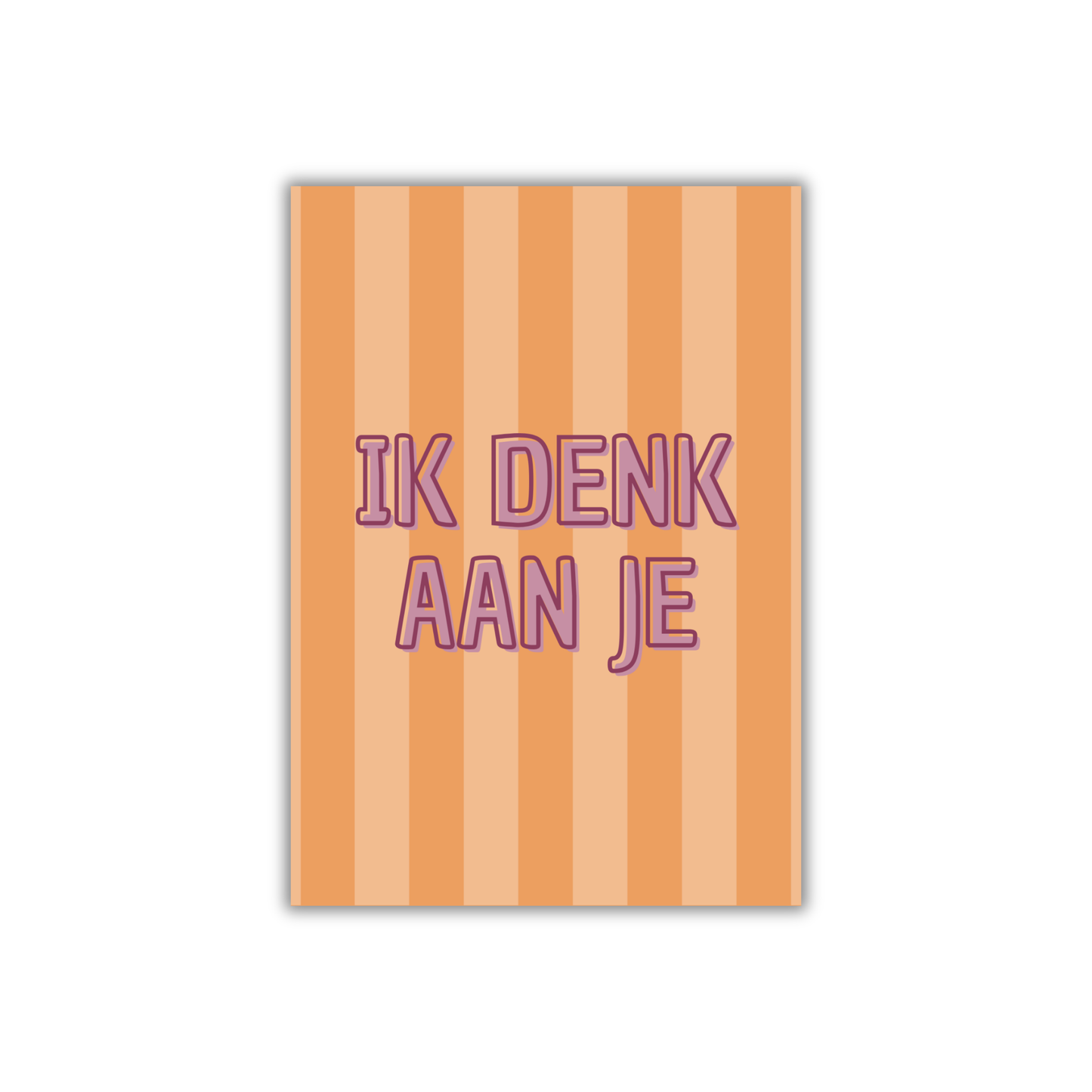 Postkaart ik denk aan je