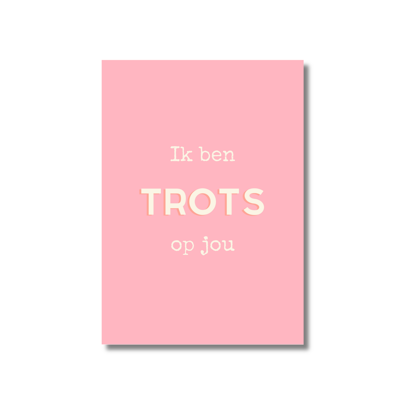 Postkaart trots