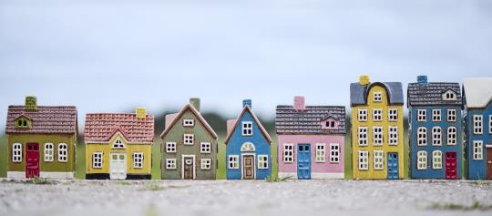 Ib laursen huisje blauwe deur
