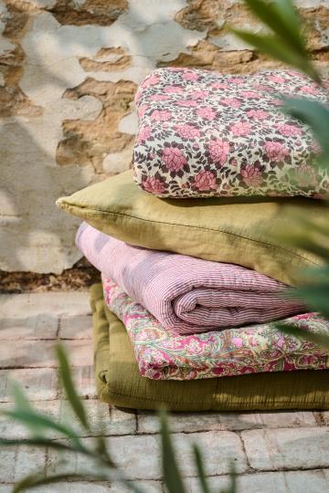 Ib Laursen Quilt bruin roze