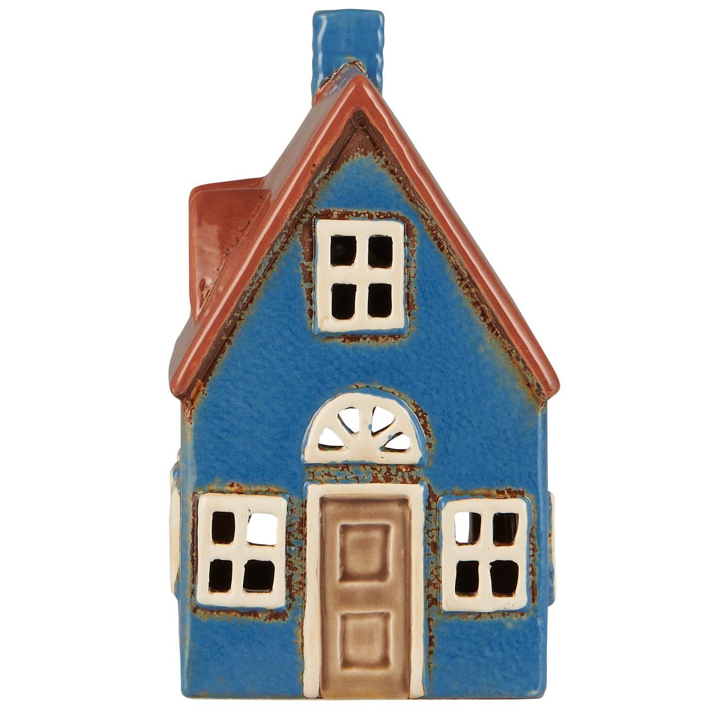 IB Laursen Huisje blauw