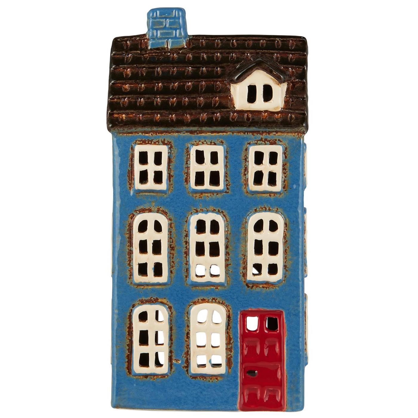 IB Laursen huisje blauw hoog