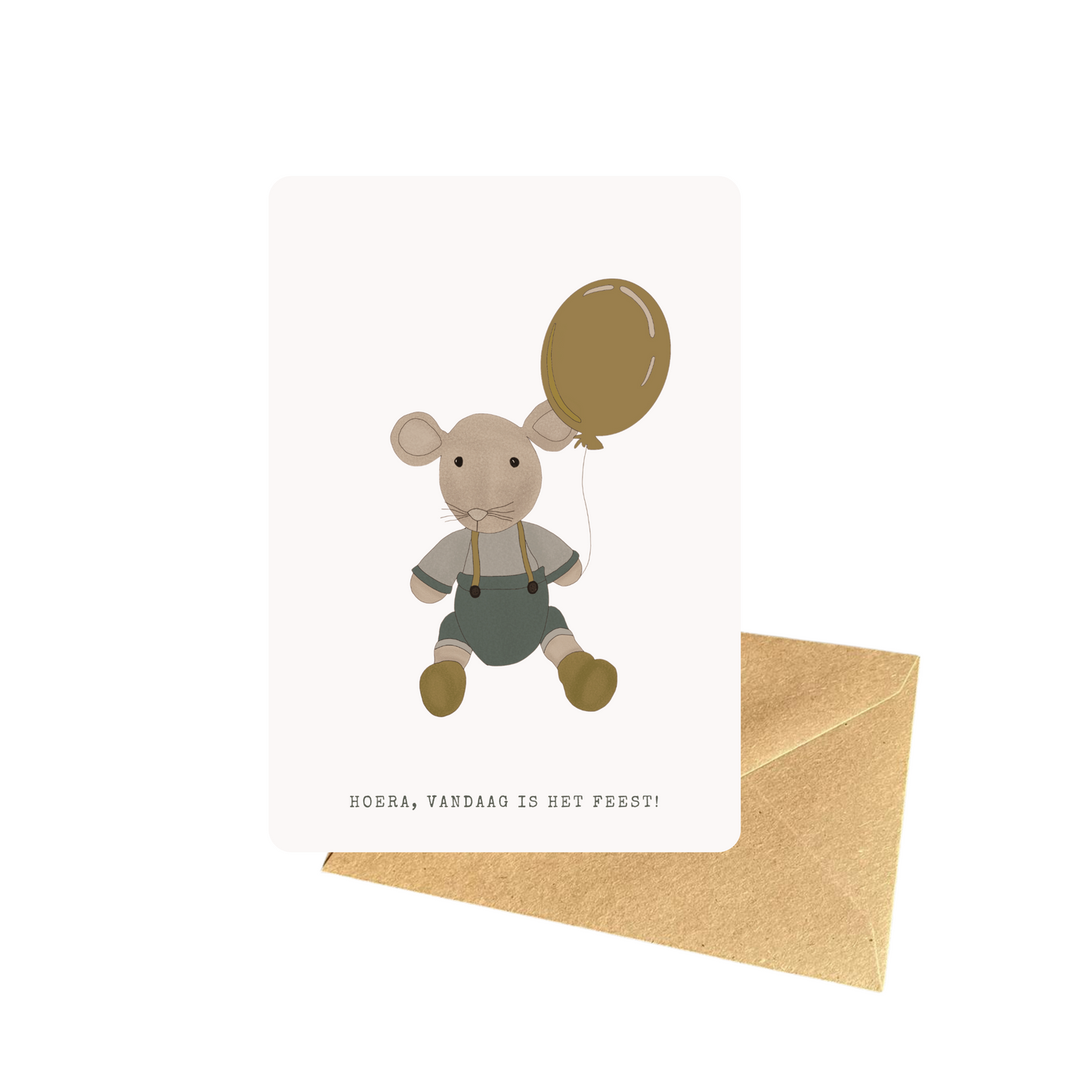 Kaart muis, vandaag is het feest