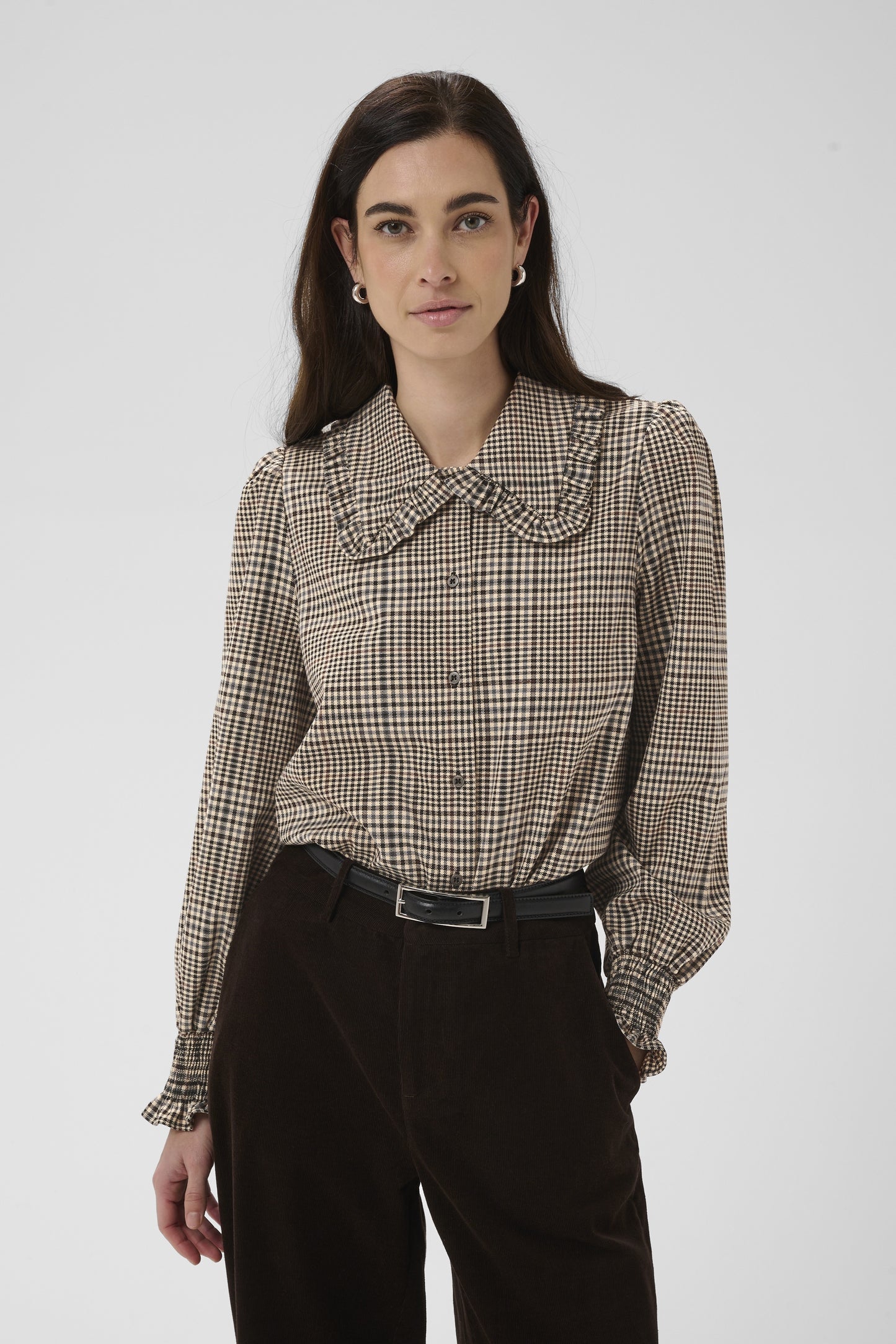 CUbirsen shirt black check