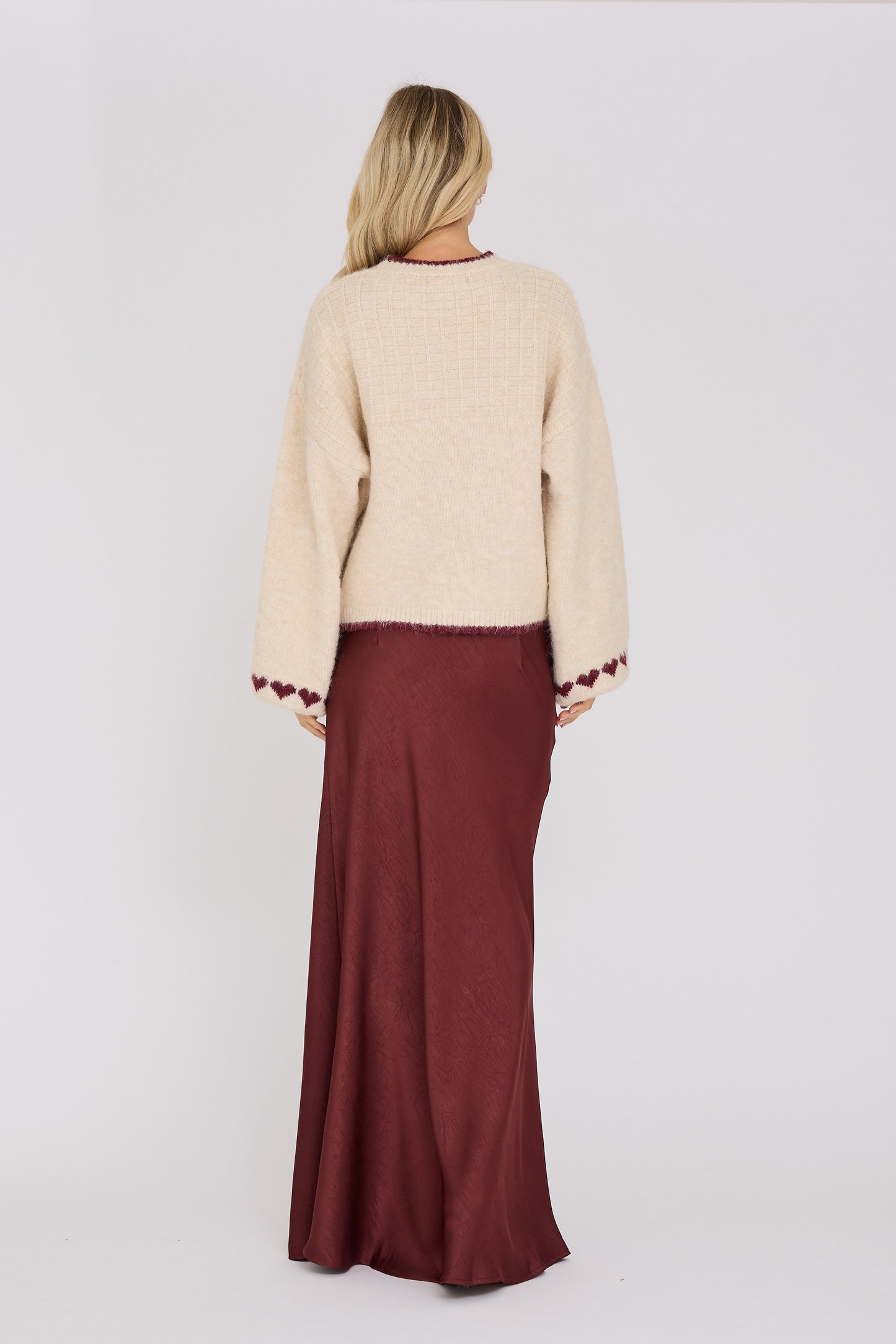 A-VIEW Emily Skirt deep burgundy