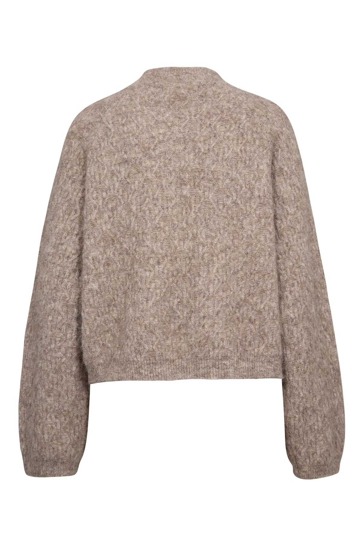 A-view olivia lurex knit pullover licht bruin