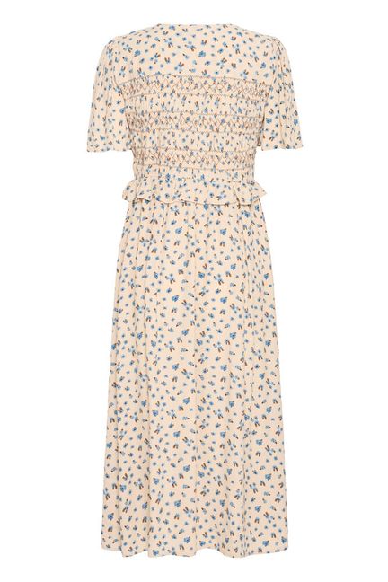 Atelier Rêve bloementjes jurk blauw