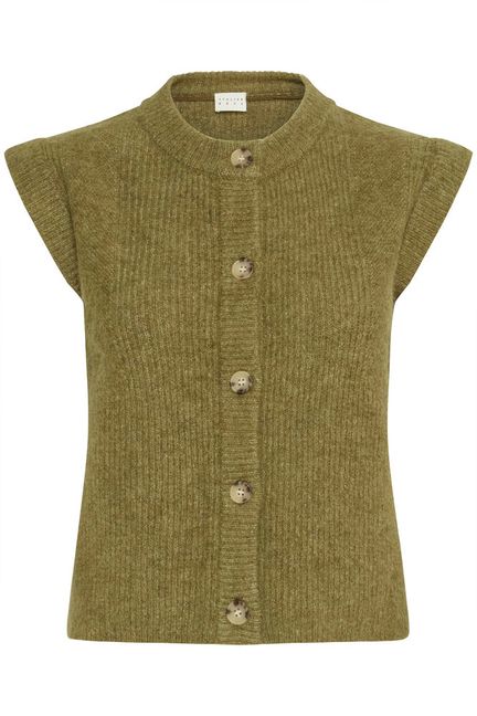 Atelier Reve IRSILVI gilet groen wol