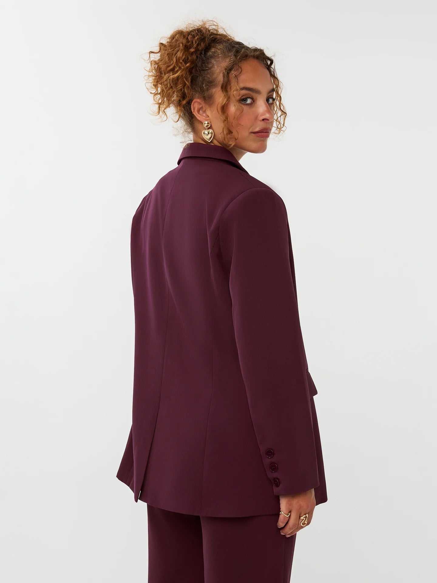 Ydence Blazer Maisie Burgundy