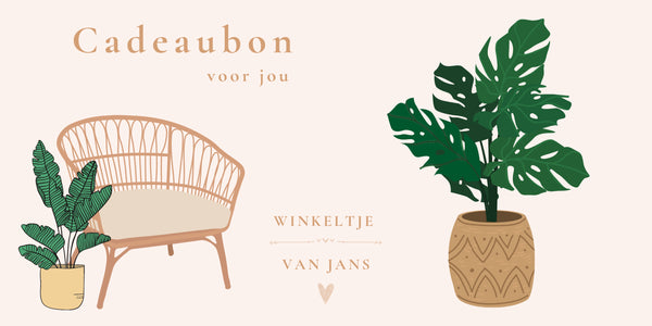 Cadeaubon Winkeltje van Jans