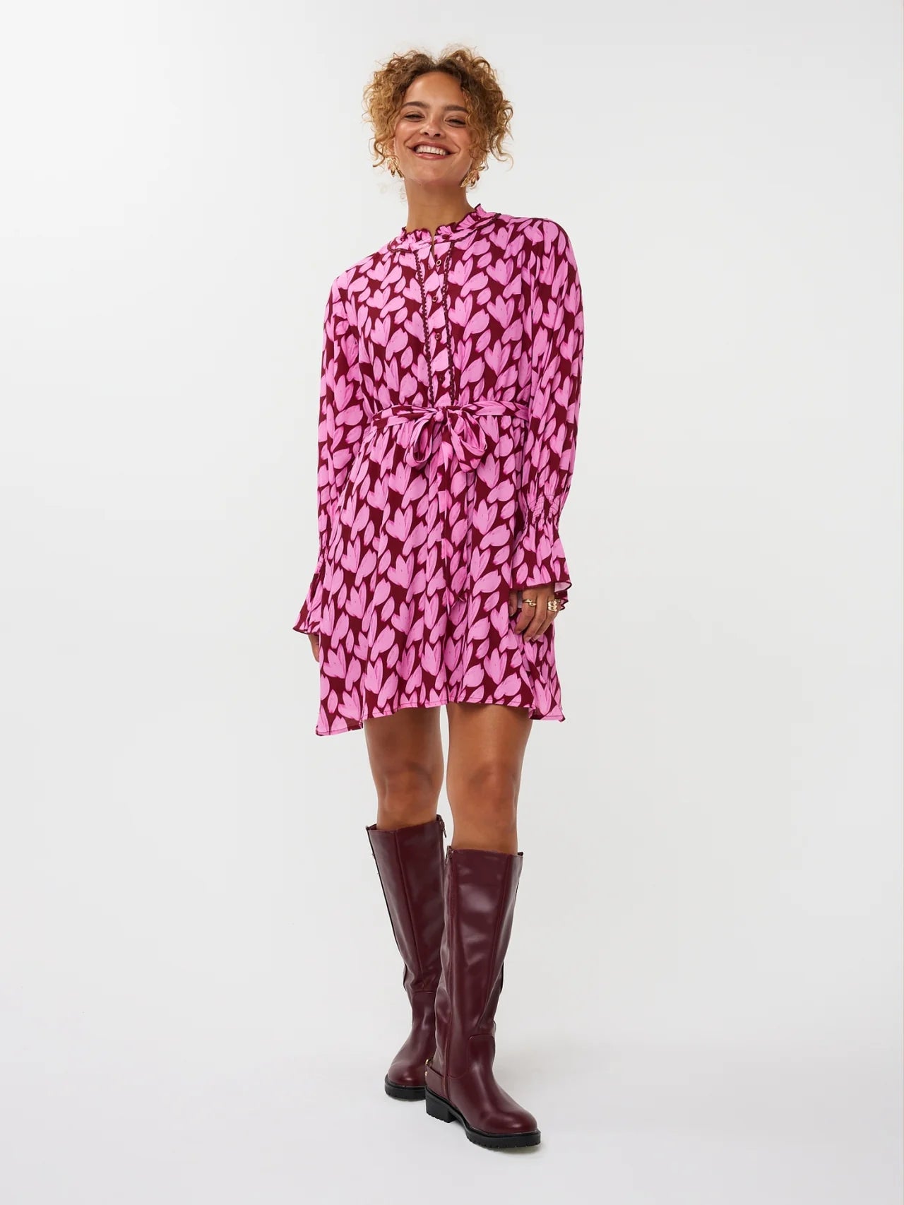 Ydence Dress Didi pink flower