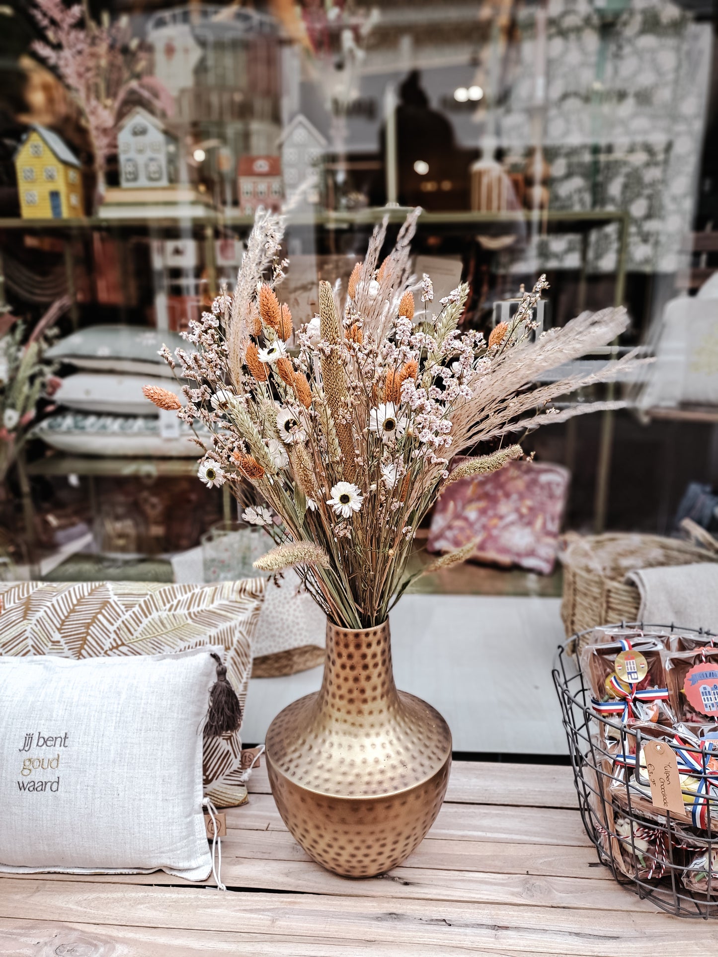 Droogbloemen boeket Madelief