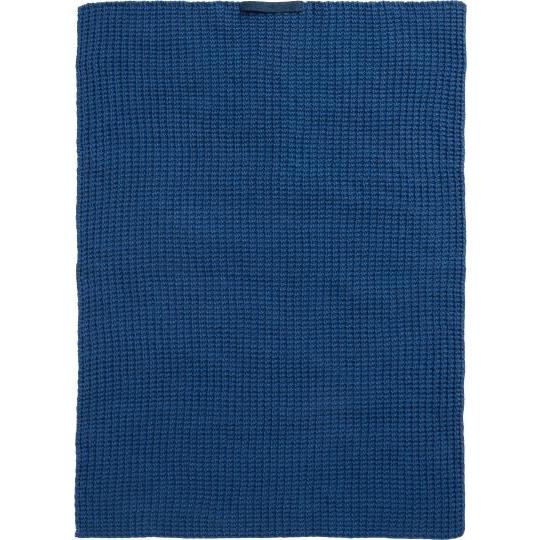 Ib Laursen handdoek gebreid donker blauw