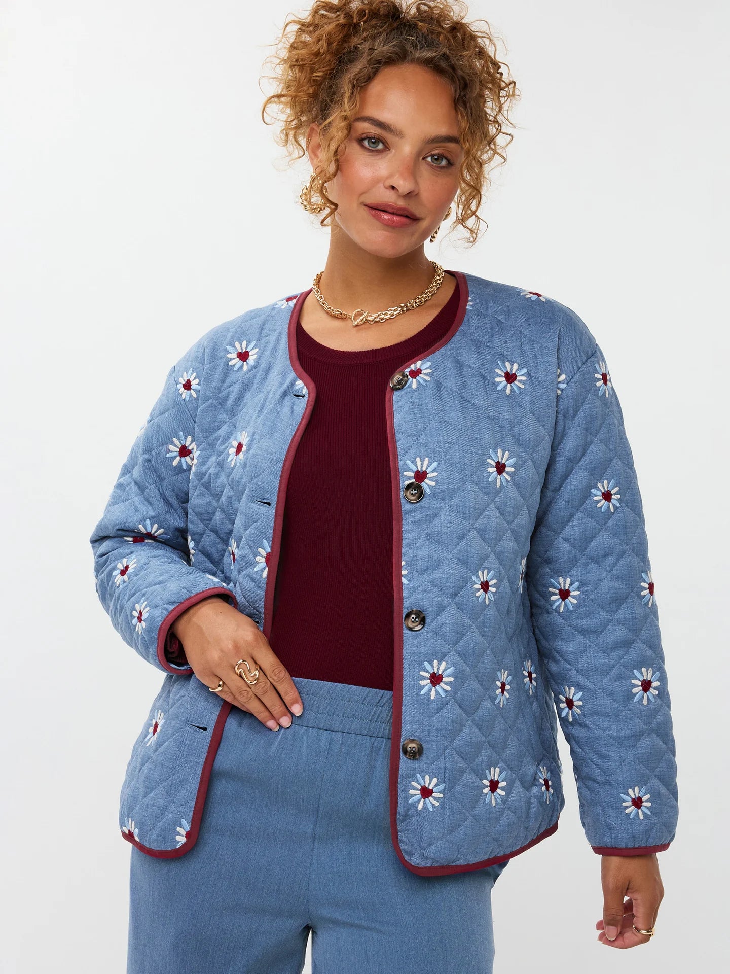 Ydence Jacket Robylin denim blue