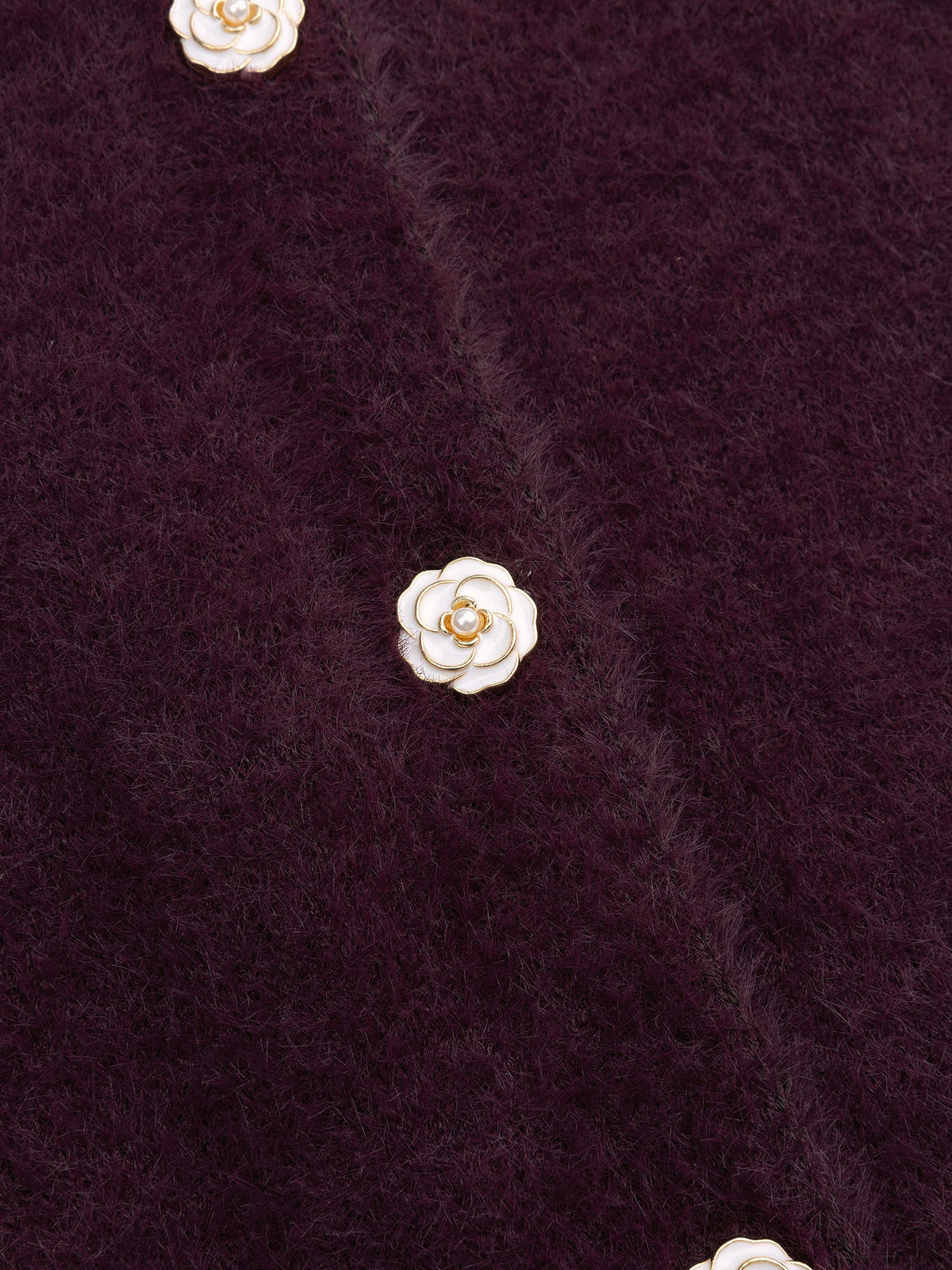 Ydence Knitted Cardigan Maaike plum