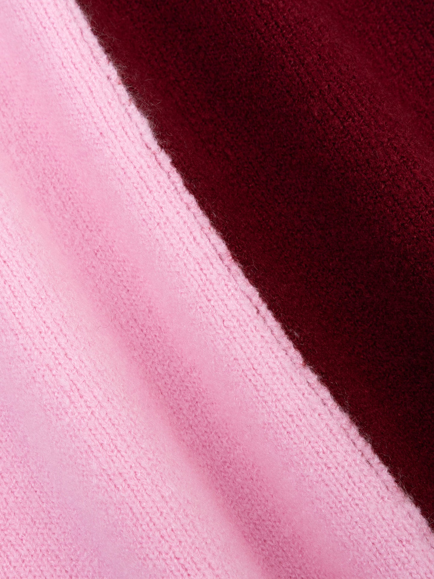 Ydence Knitted Sweater Cubi Pink/wine red