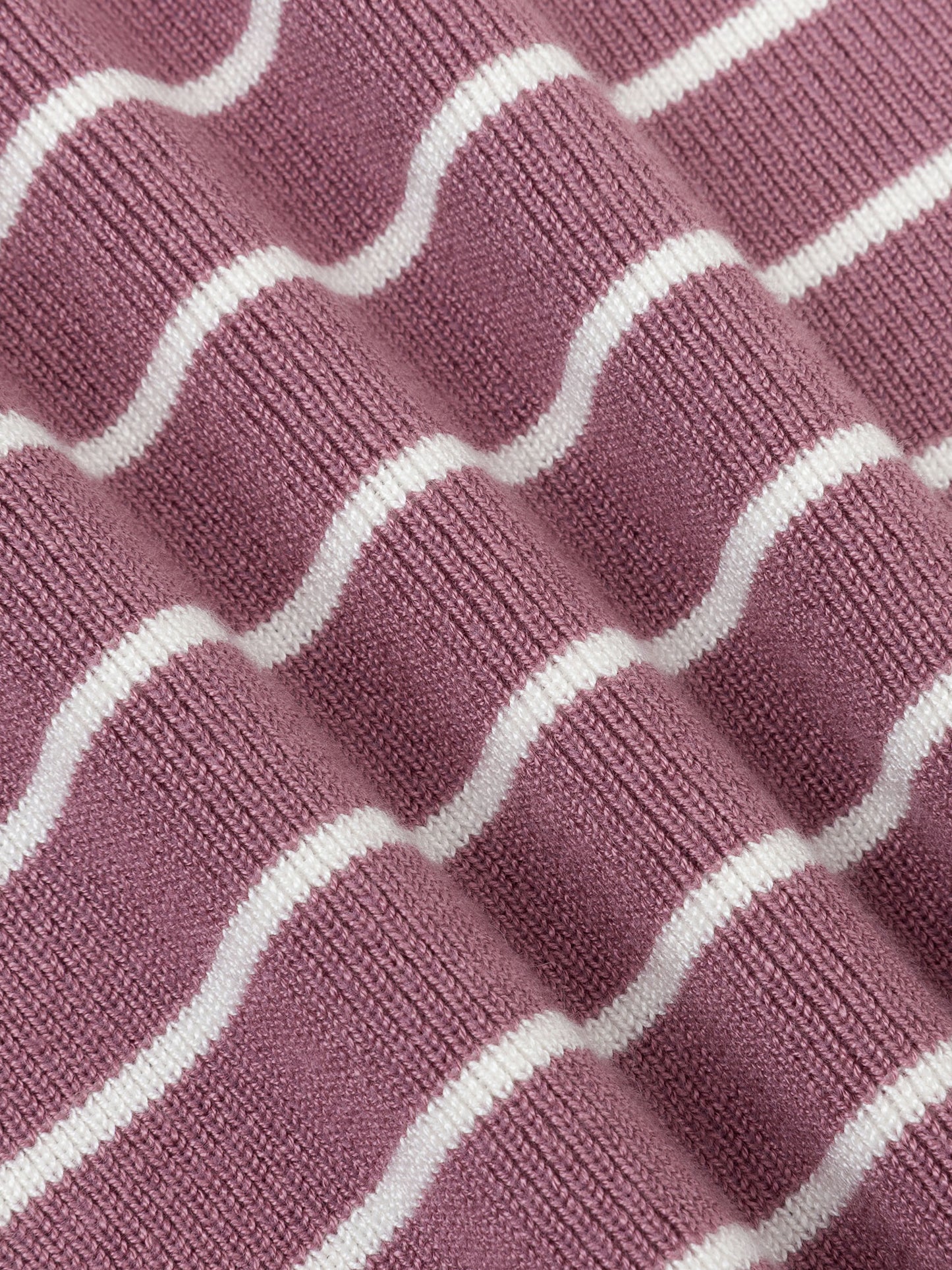 Ydence Knitted Top Devina Mauve/ecru