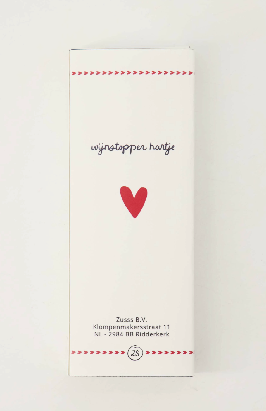 Zusss Wijnstopper Metaal Hartje