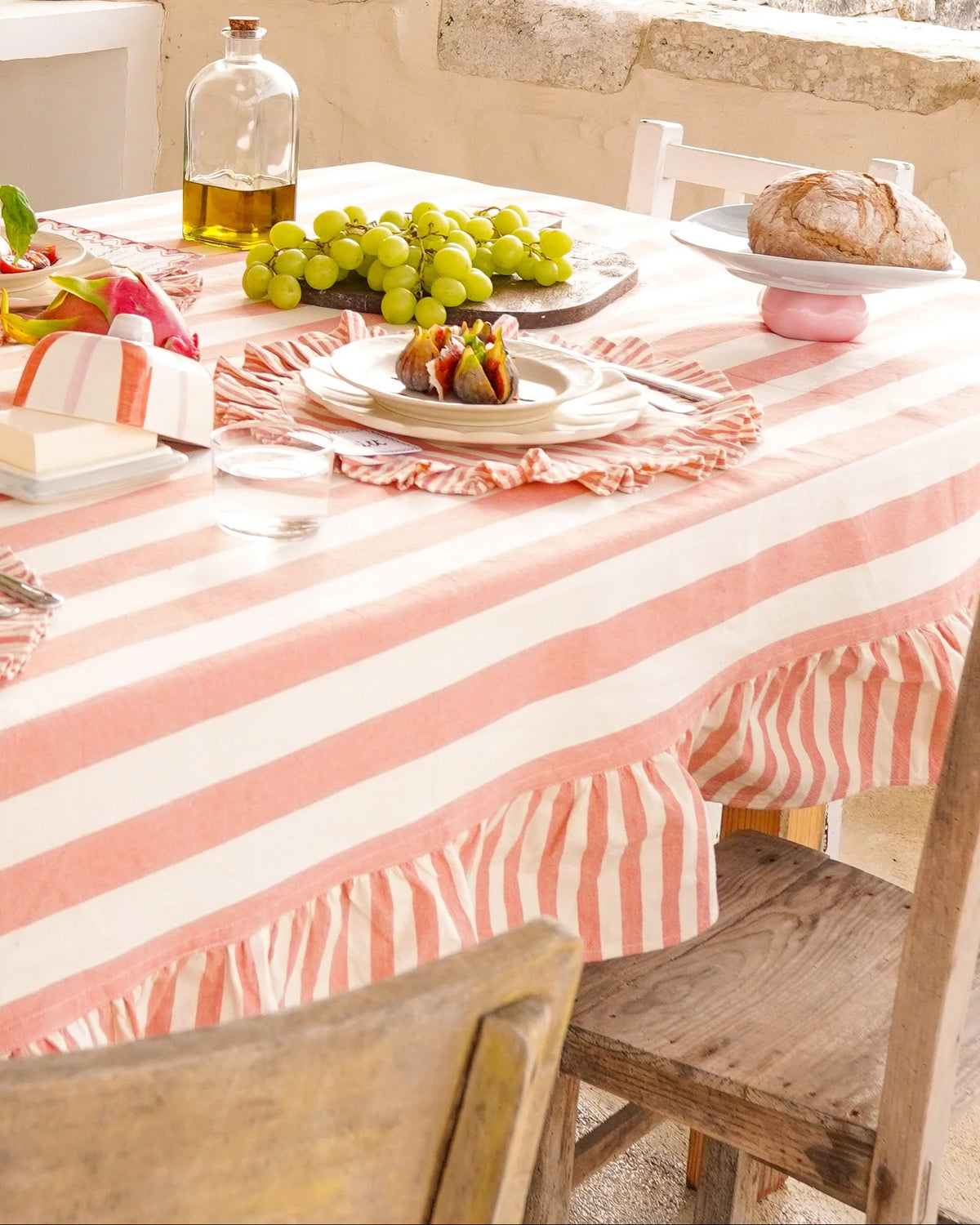 NINE tablecloth lightblue blush Levi