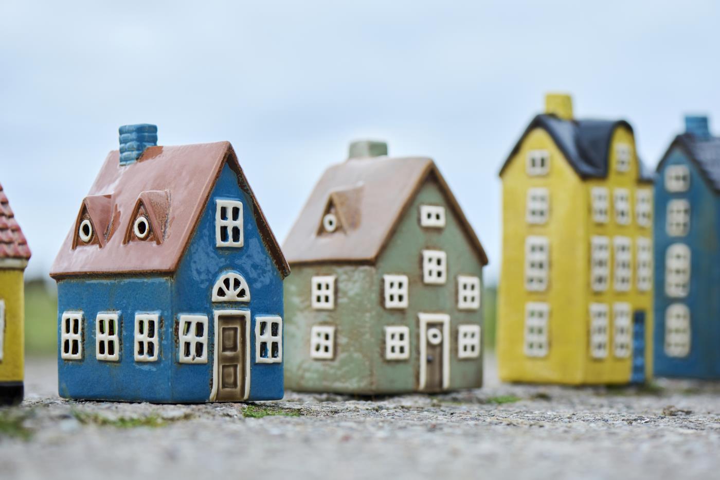 IB Laursen Huisje blauw