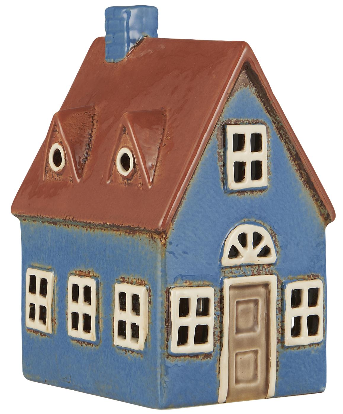 IB Laursen Huisje blauw