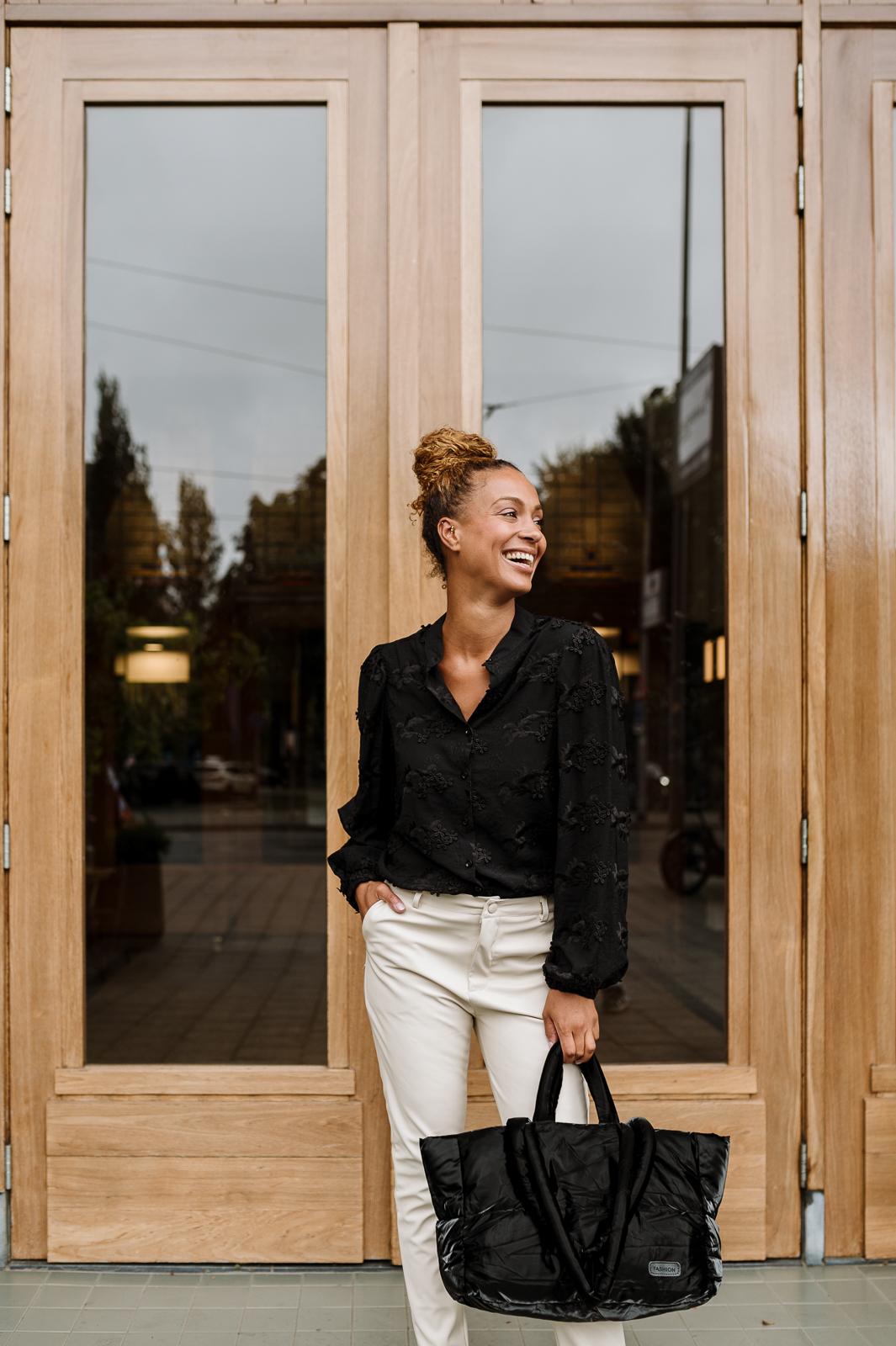 Rebelz broek Evi beige
