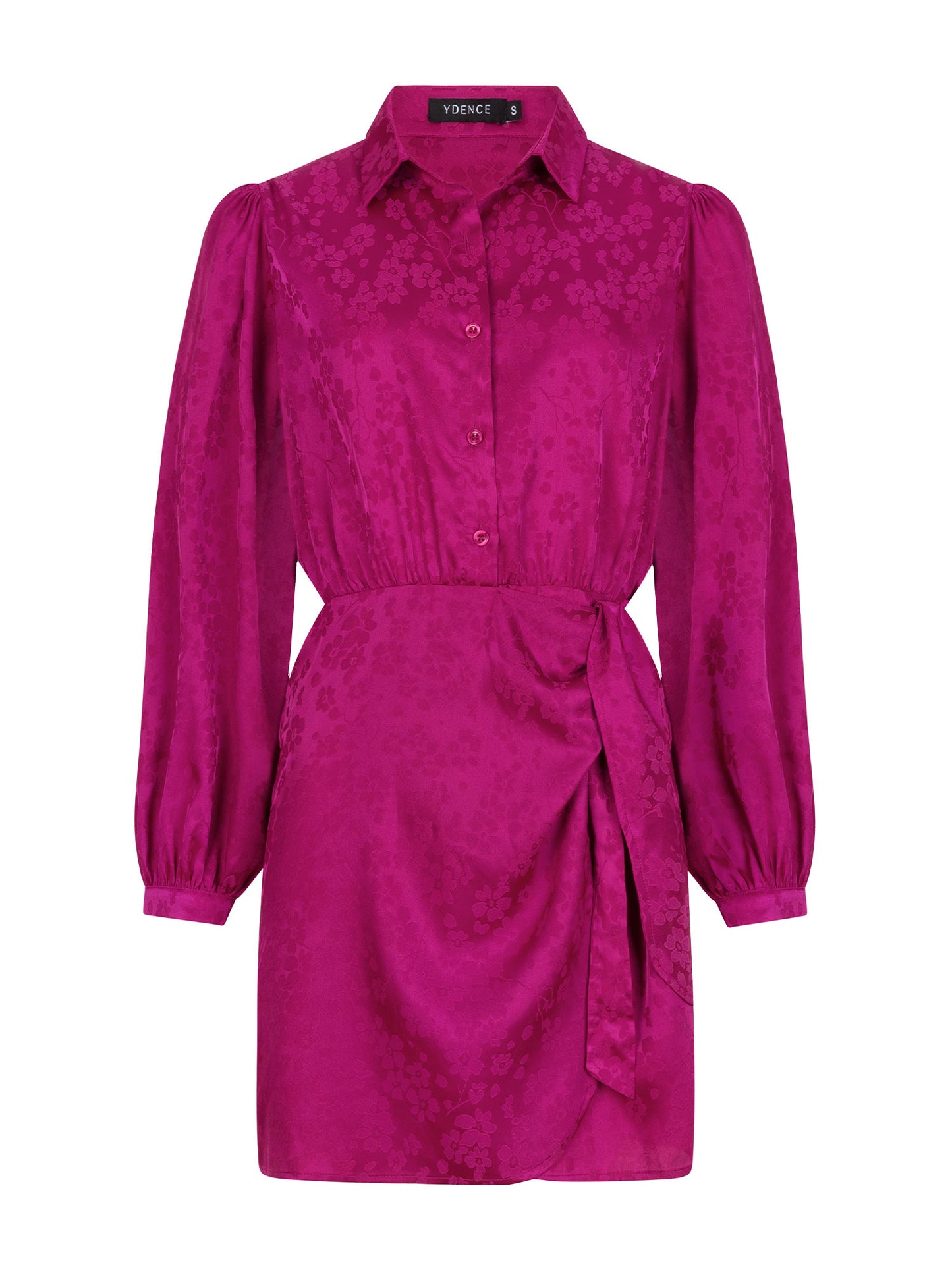 Ydence Jurk Fia Fuchsia