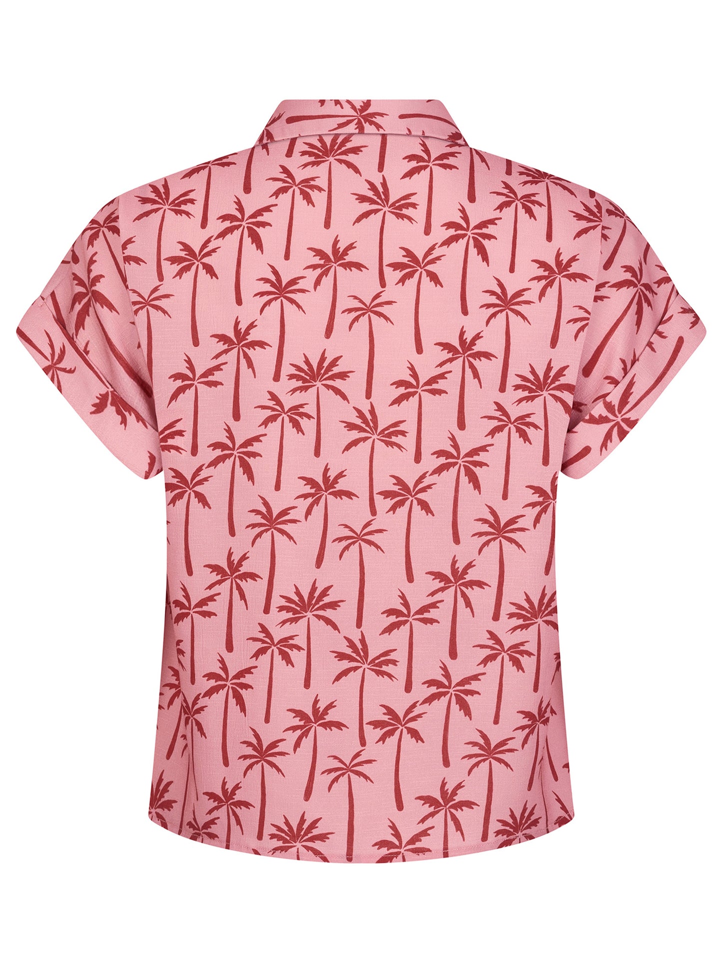 Ydence Blouse Tina pink palms