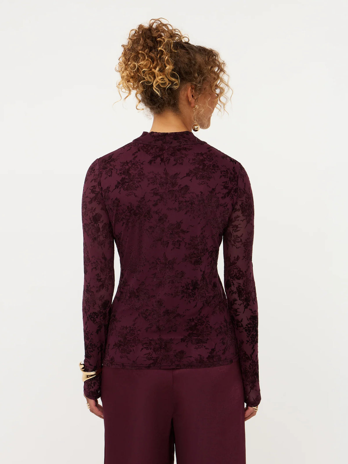 Ydence Top Anouk Burgundy