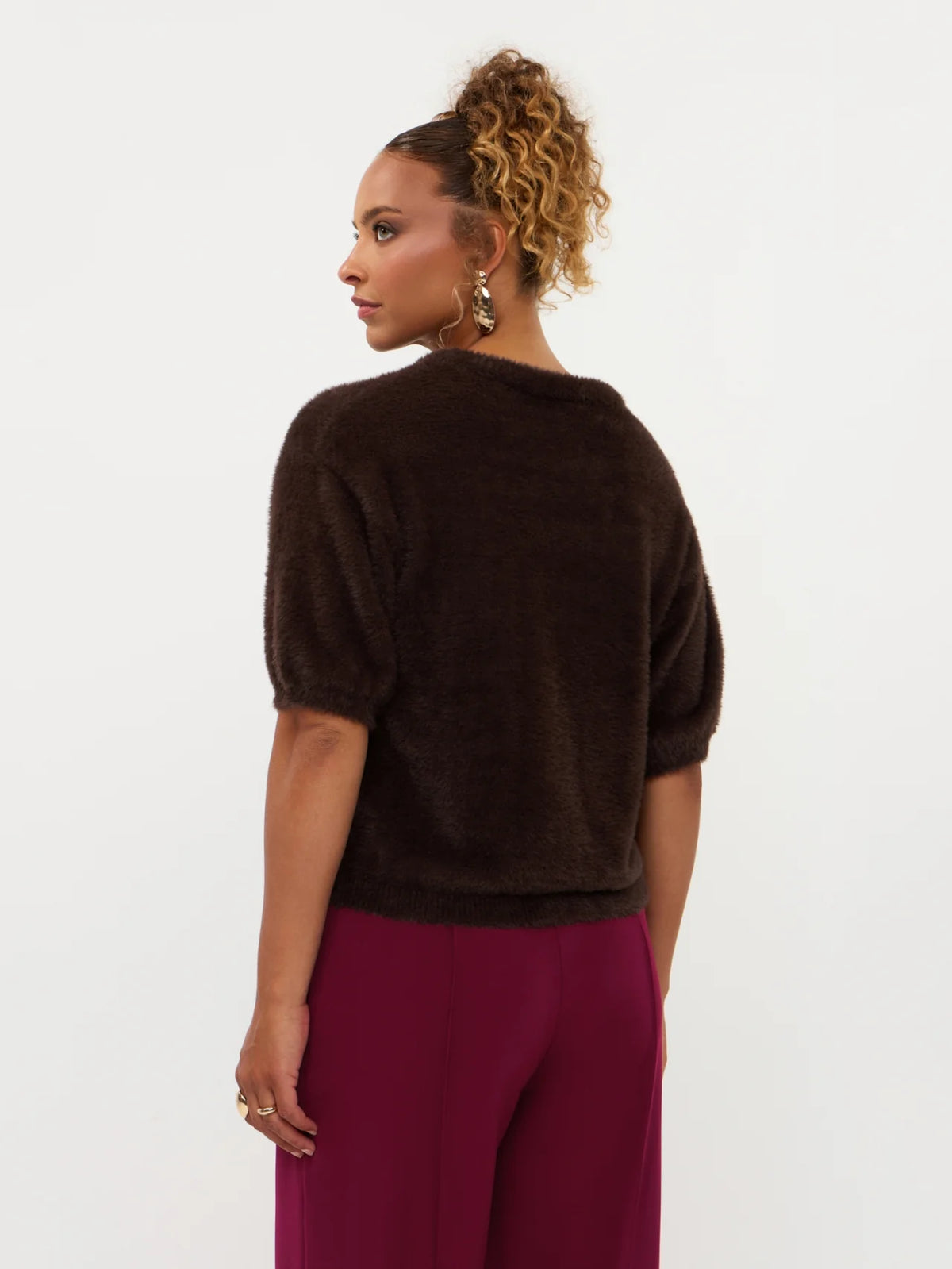 Ydence knitted top Mary dark Brown
