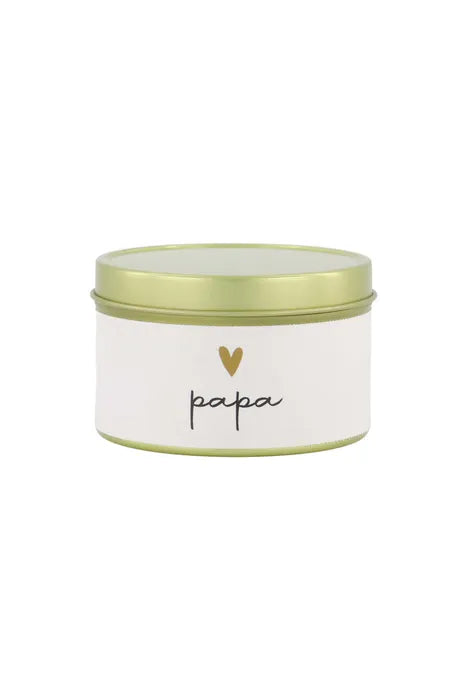 Zusss geurkaars in katoenen zakje papa wit