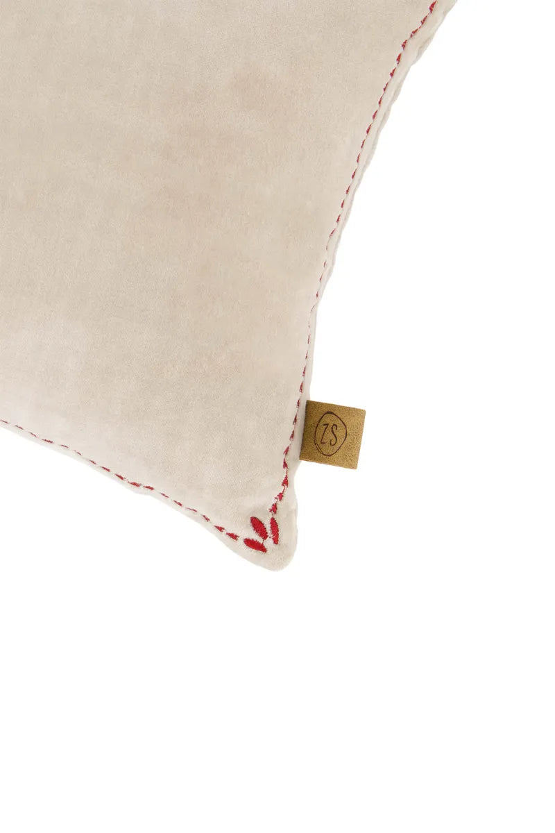 Zusss kussen liefde & Licht ster 35x25cm Zand