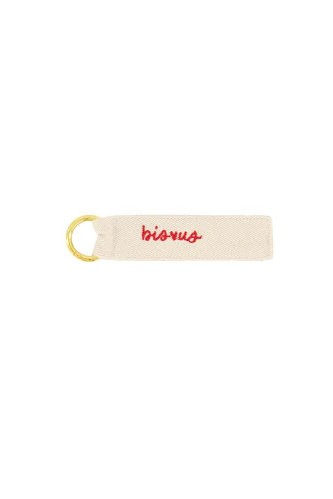 Zusss sleutelhanger bisous wit/rood