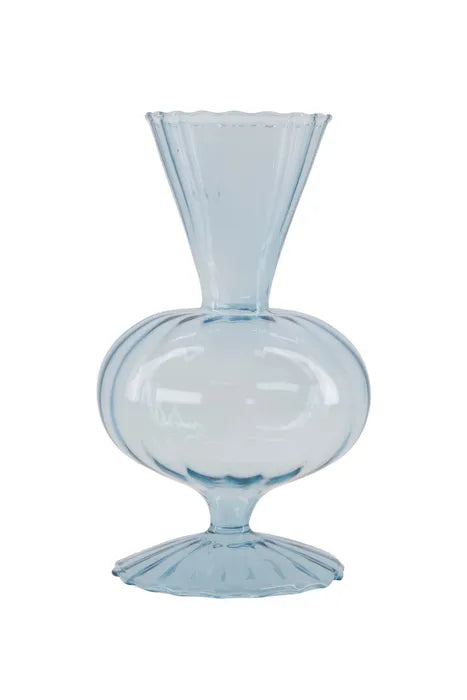 Zusss vaasje glas L blauw