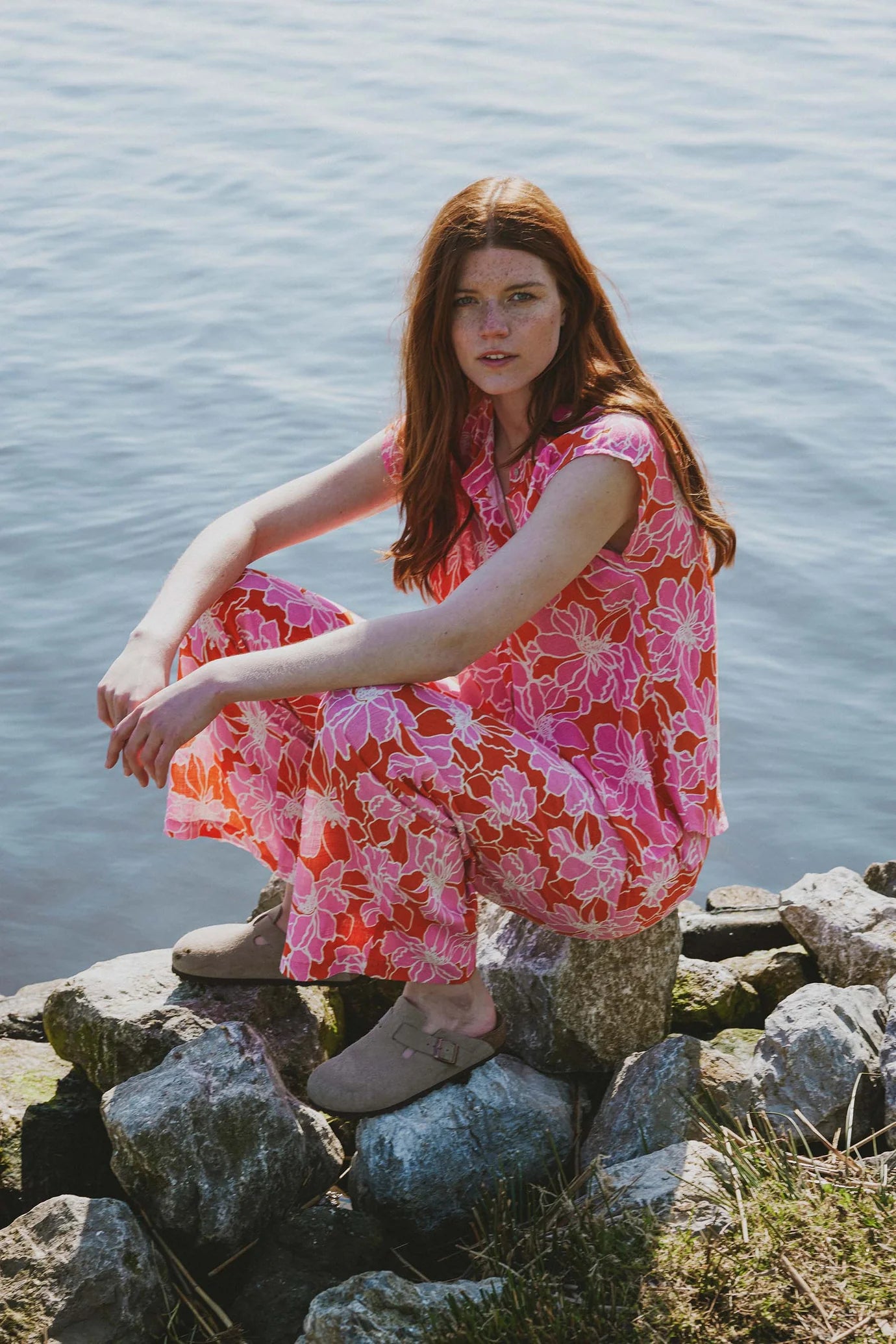 Zusss blouse met bloemenprint