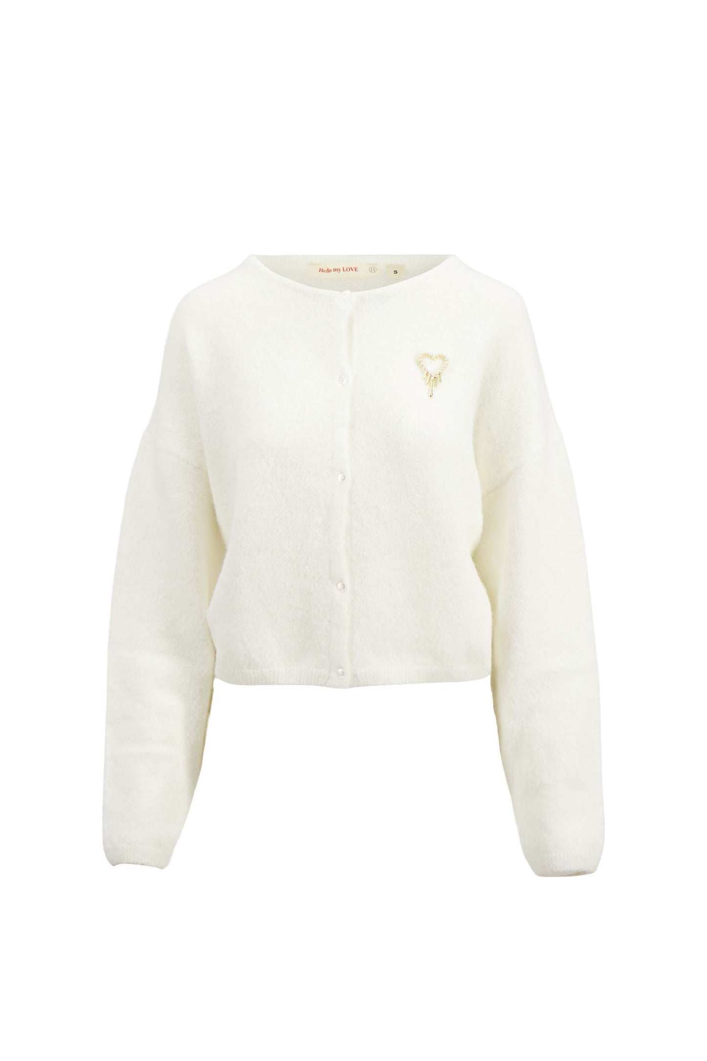 Zusss basic vestje off white