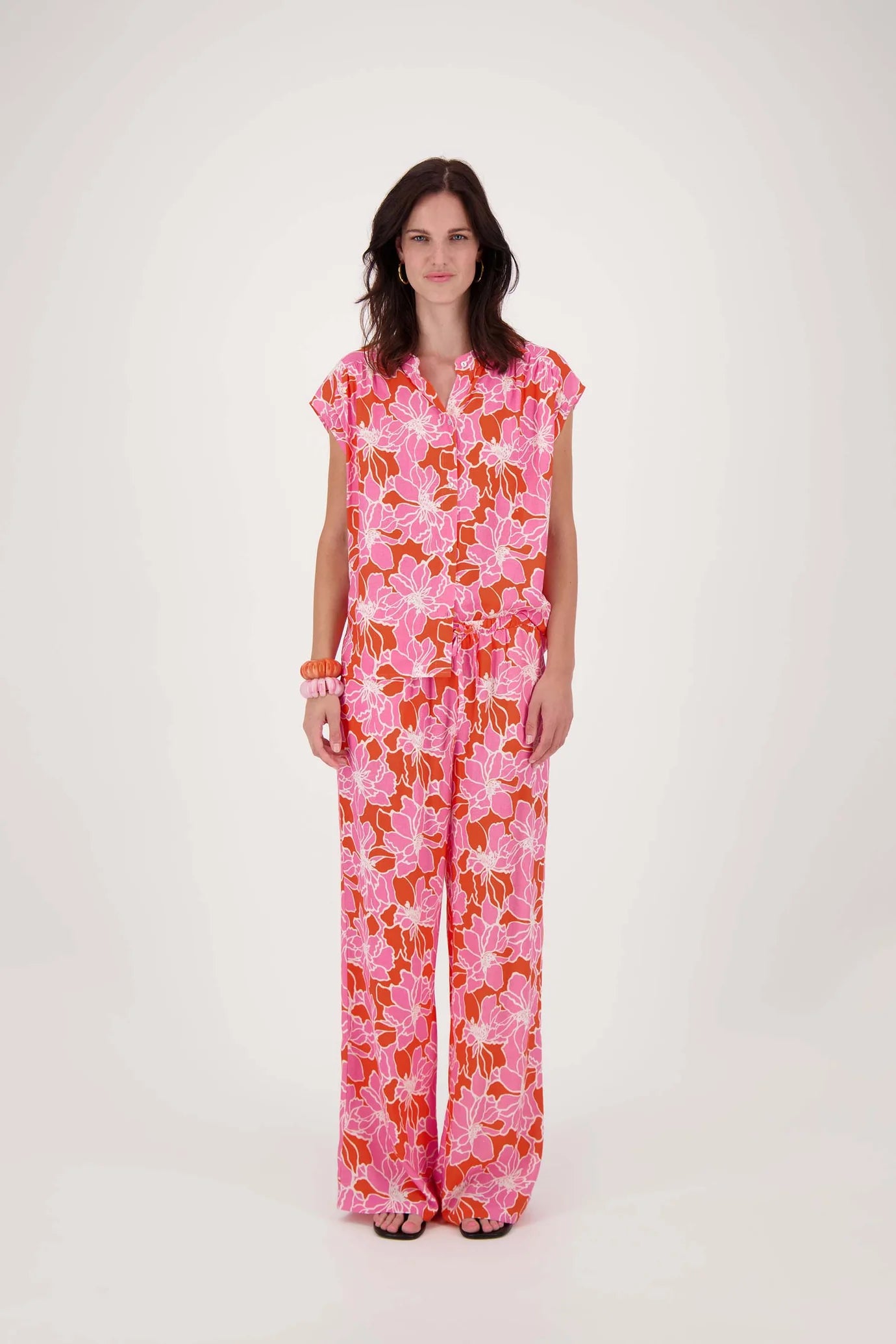 Zusss broek met bloemenprint