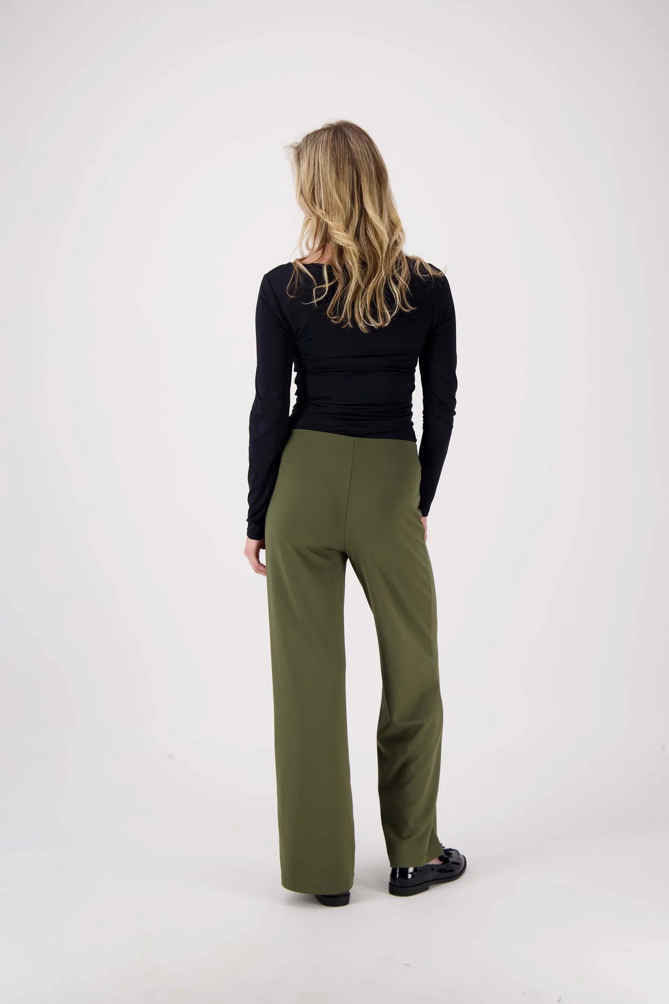 Zusss broek met naad mosgroen