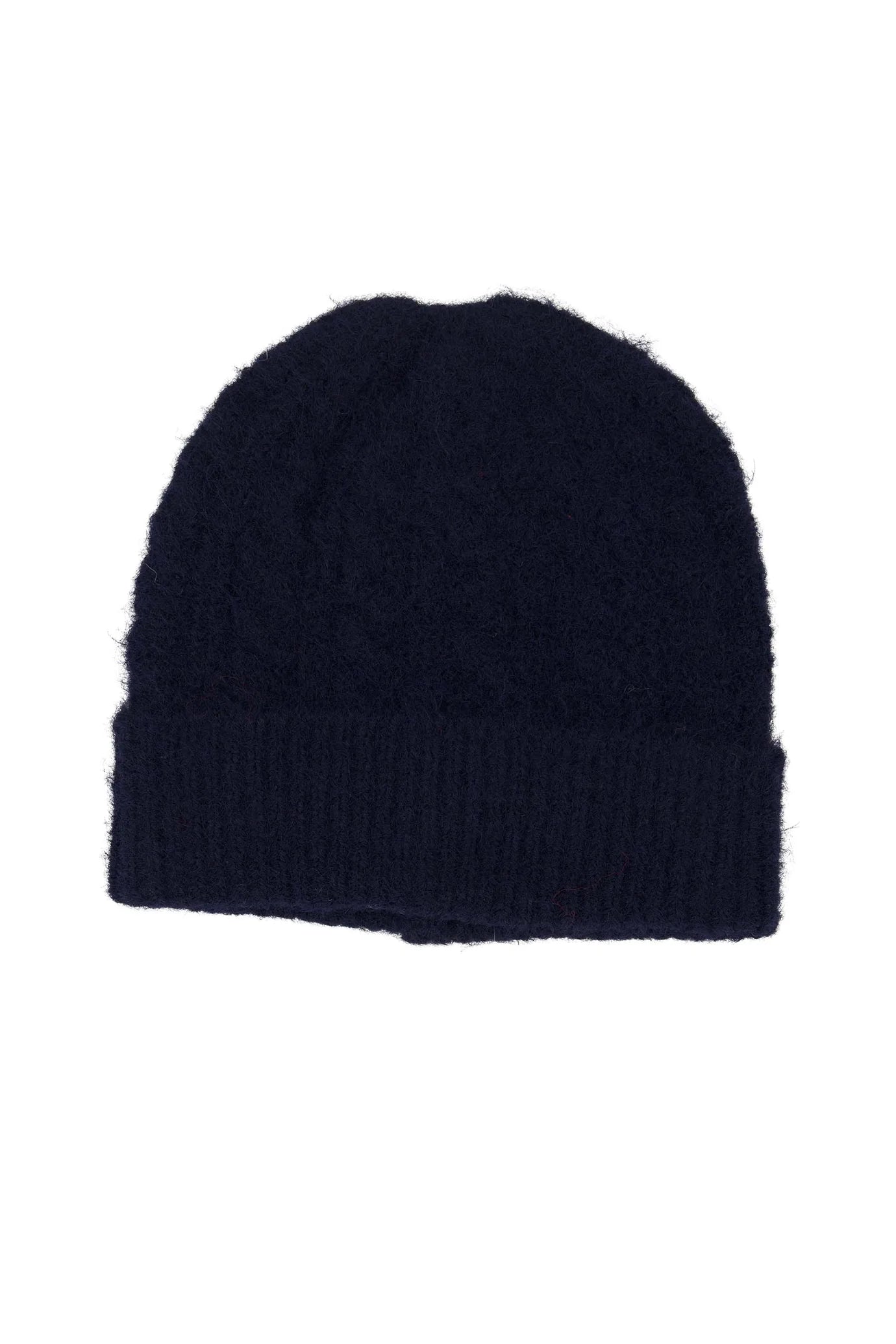 Zusss gebreide muts met kabels Navy