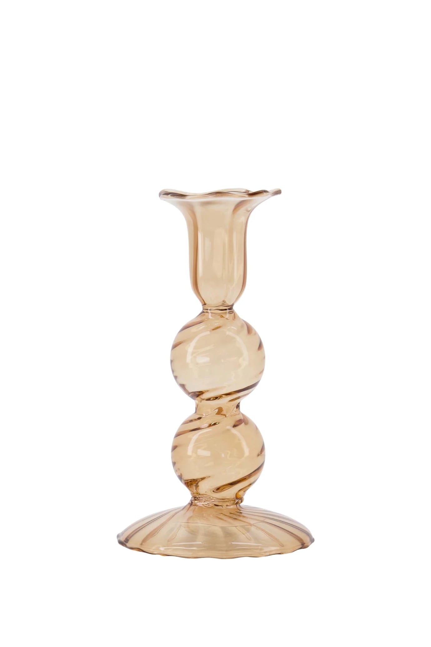 Zusss kandelaar glas bolling L