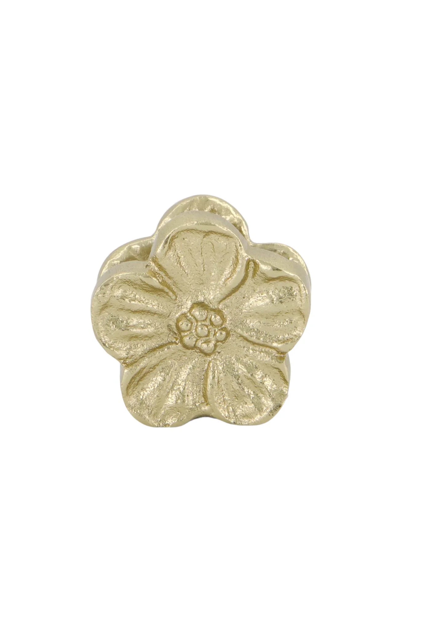 Zusss kandelaartje metaal bloem goud