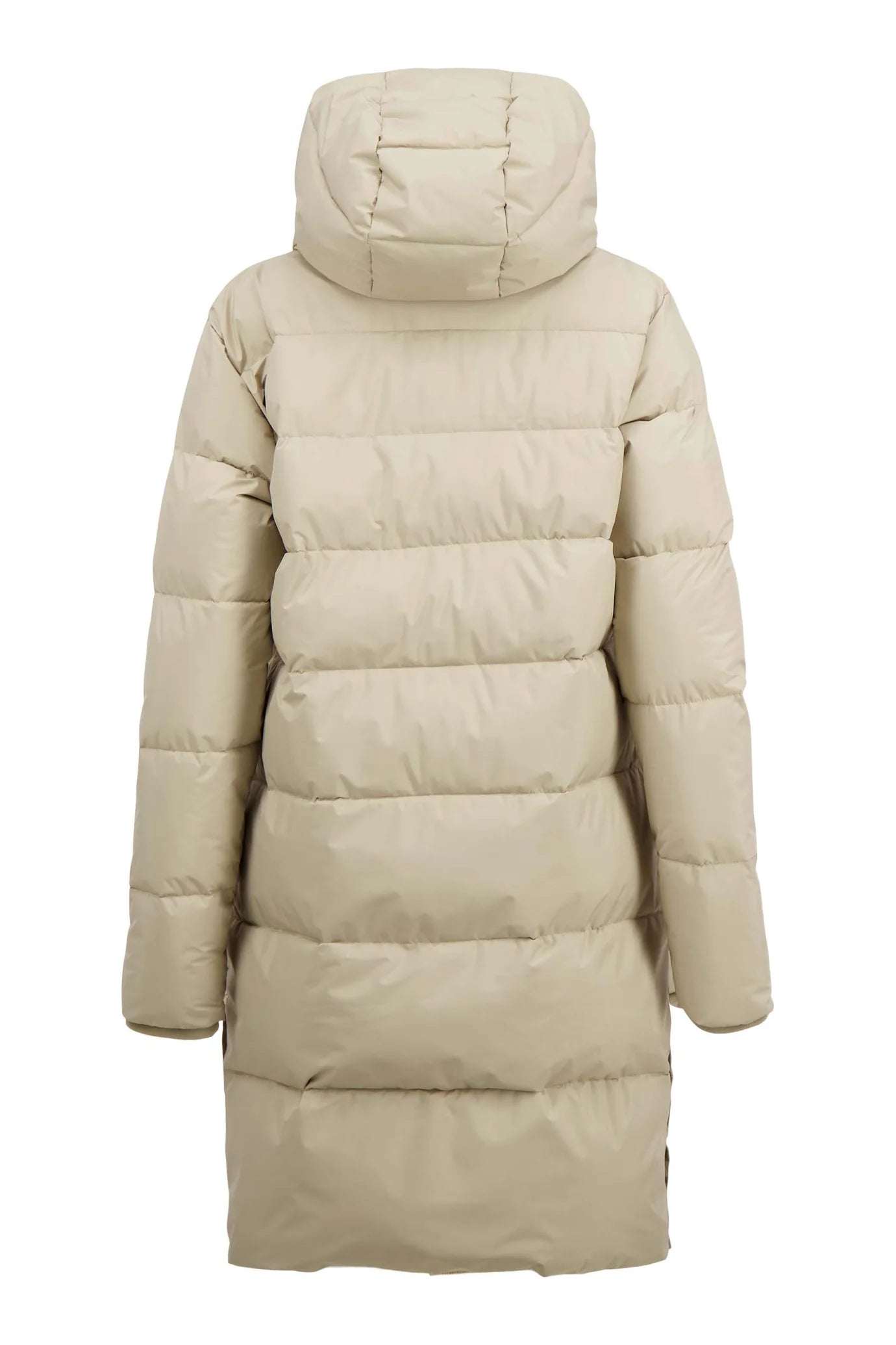 Zusss lange bubblecoat met teddy details