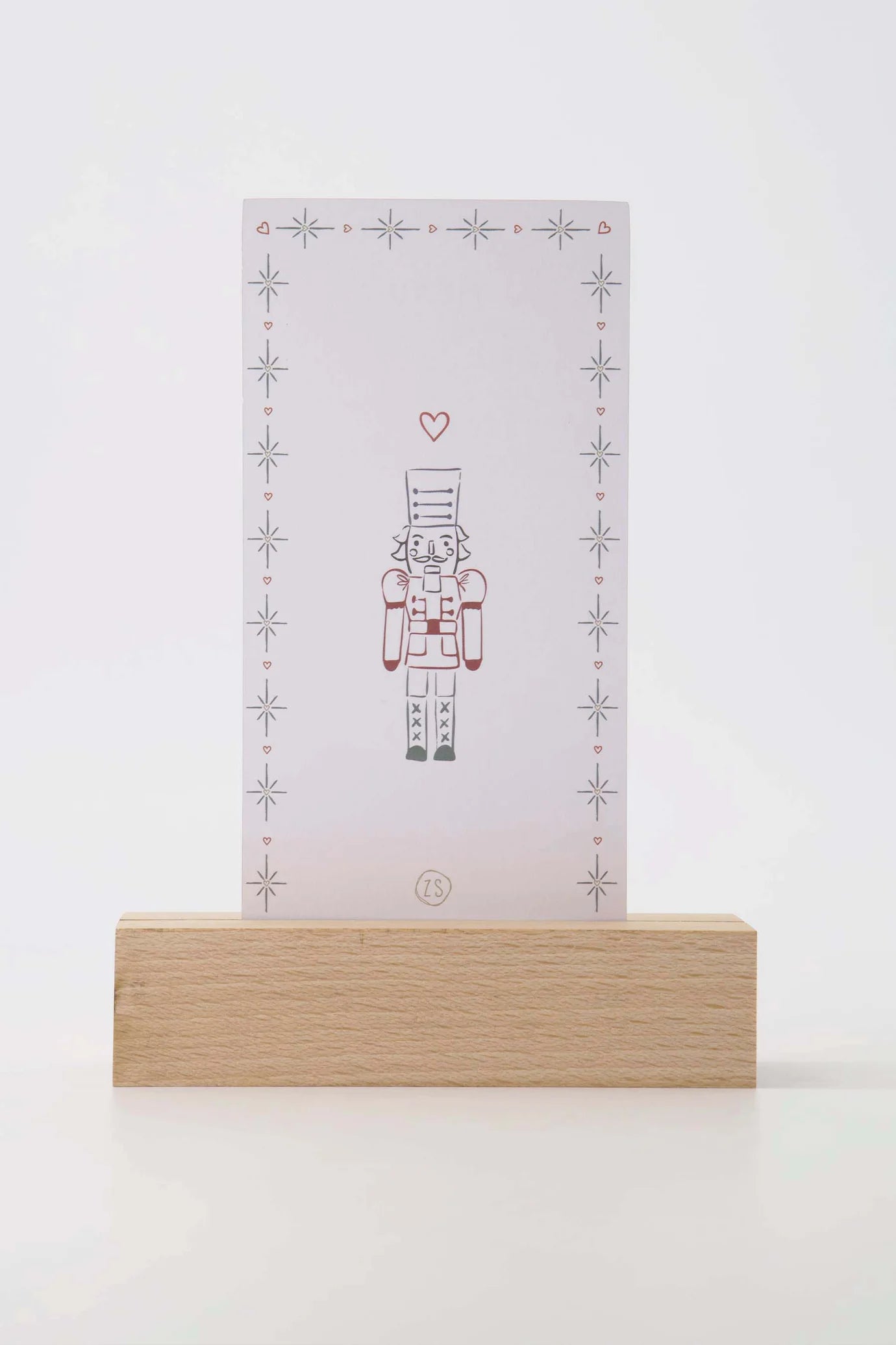 Zusss menukaartjes notenkraker wit