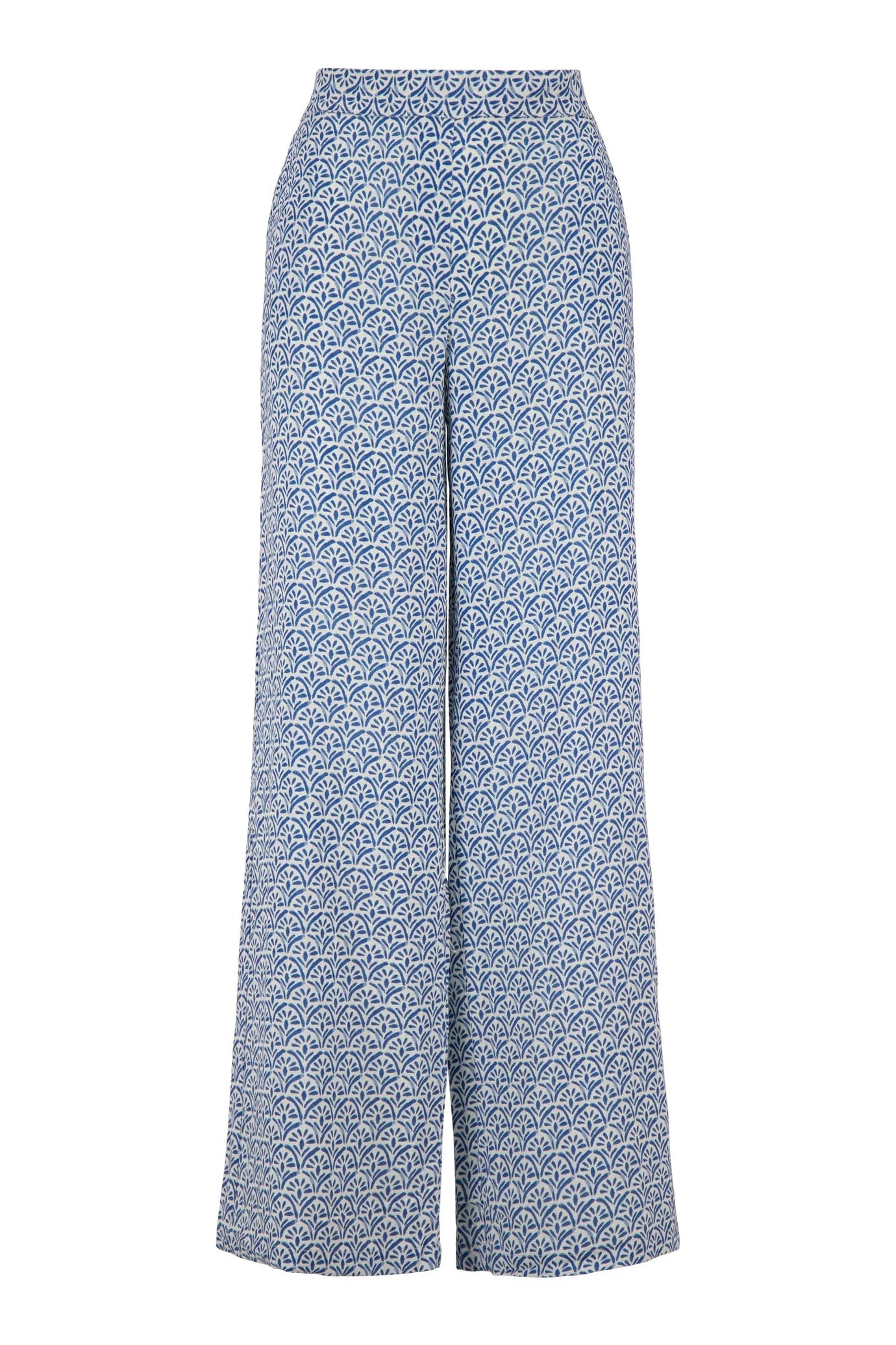 Zusss print broek wijd model