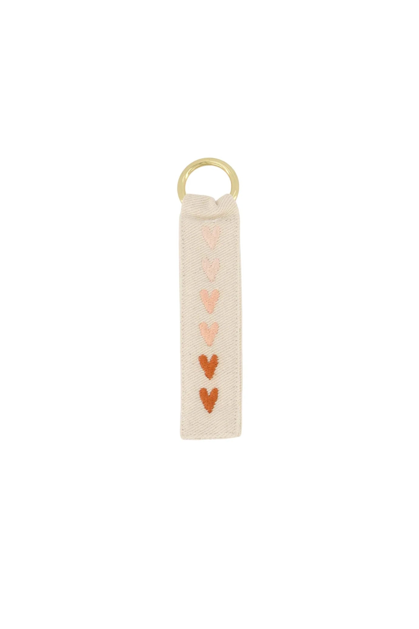 Zusss sleutelhanger roze hartjes