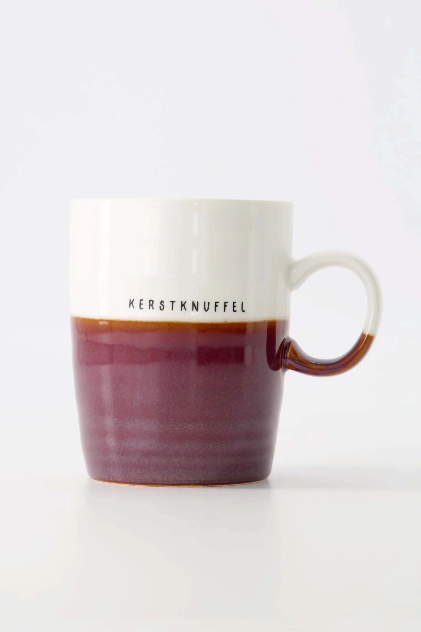 Zusss theemok kerstknuffel wit donkerrood