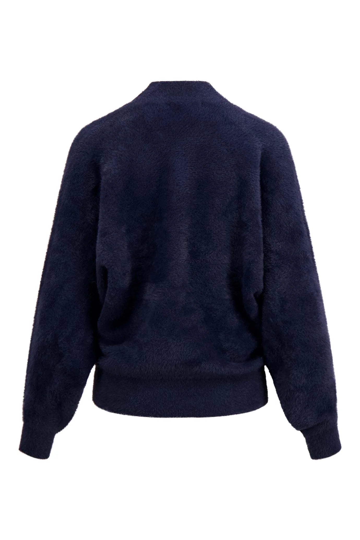 Zusss wikkel trui in fluffy garen blue