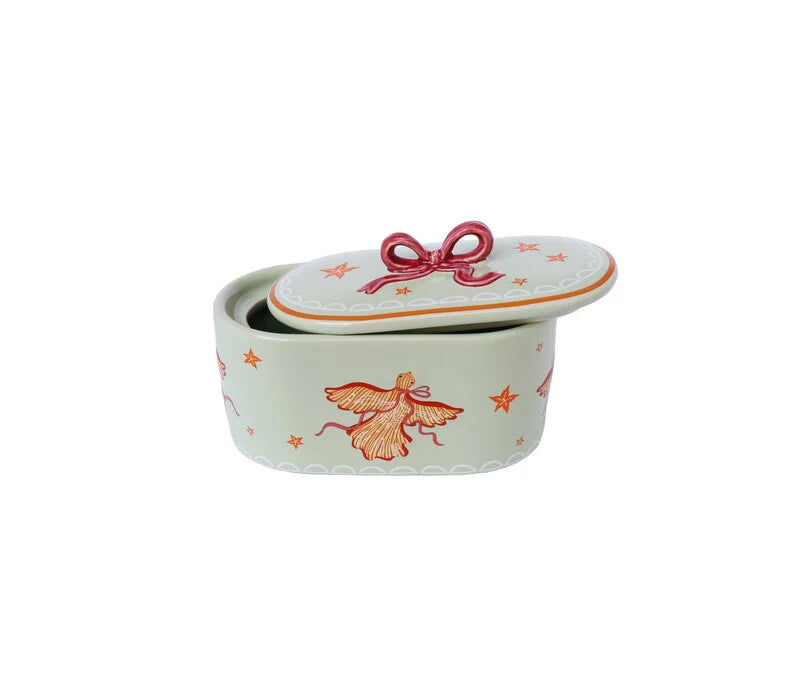 All the luck in the world - Potje met vogel strik