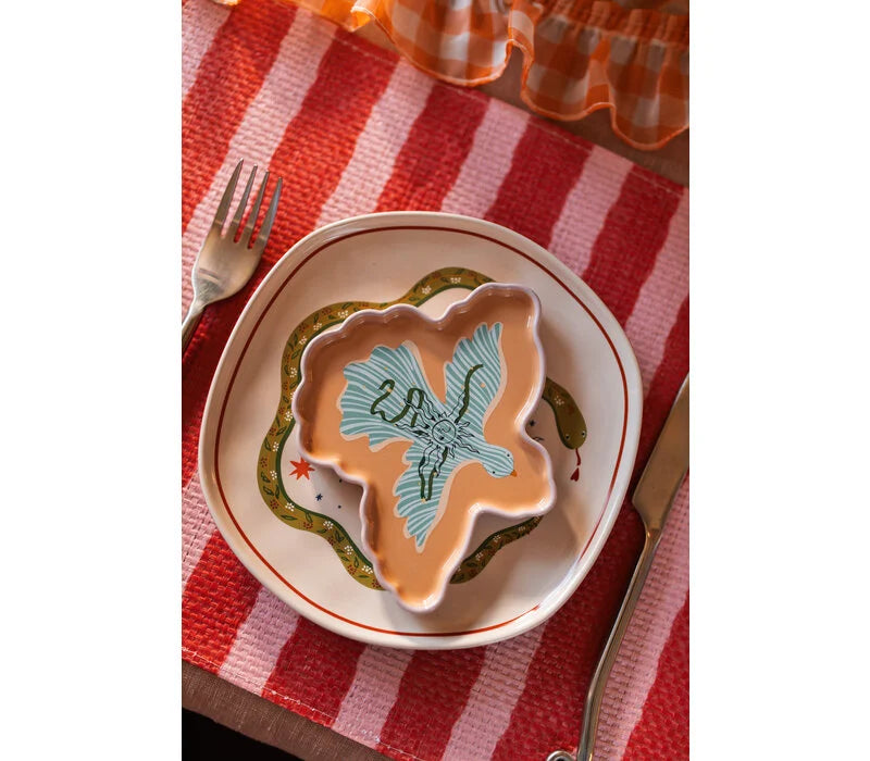 All the luck in the world - serveerbord vogel met zon